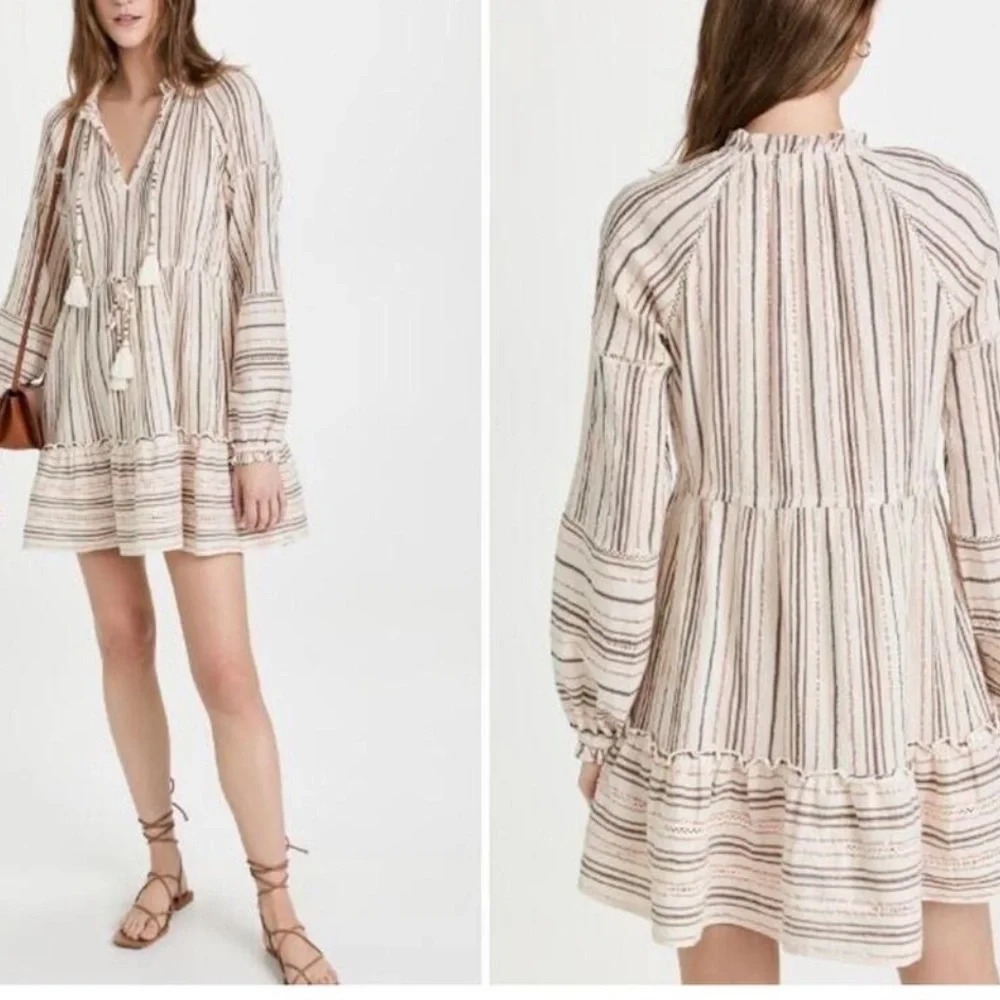 Veronica Beard Danica Boho Mini Dress